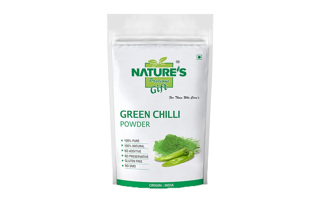 Nature's Gift Green Chilli Powder    Pack  400 grams